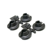 RPM Lower Shock Spring Cups - Traxxas / HPI / Losi | Black