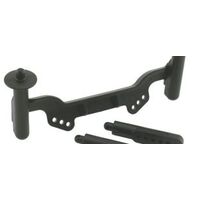 ROM Adjustable Front Body Mounts & Posts - Slash 2wd