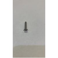 Stainless steel screw countersunk head 1/8'' X 39/64'' X 9