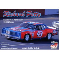 Salvinos J R 1/25 Richard Petty #43 Chevrolet Monte Carlo 1980 Winner Plastic Model Kit