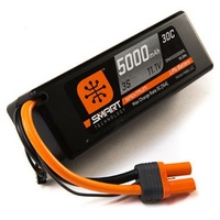 Spektrum 5000Mah 3S 11.1V Smart Lipo Battery 30C, Hardcase, Ic5 - Spmx50003S30H5