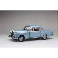Sun Star 1/18 1958 MERCEDES-BENZ 220SE COUPE - Light Blue Metallic