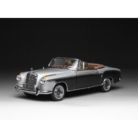 Sun Star 1/18 1960 Mercedes-Benz 220 SE Cabriolet - Grey / Dark Grey