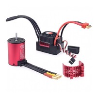 Surpass Surpass Hobby KK 3650 brushless motor with 60A ESC combo + Red heatsink 3100kv