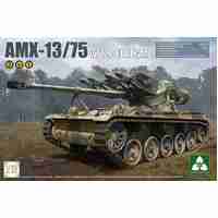 Takom 2038 1/35 French Light Tank AMX-13/75 with SS-11 ATGM 2 in 1 Plastic Model Kit