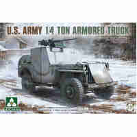 Takom 2131 1/35 U.S. Army 1/4 ton armored truck Plastic Model Kit