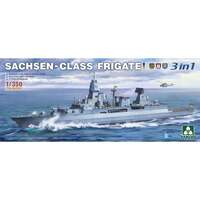 Takom 1/350 Sachsen-Class Frigate 3 In 1 Plastic Model Kit [6001]