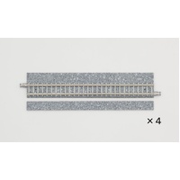 Tomix N Straight Wide PC Track w/ Detachable Sides 5-1/2" 140mm (4)