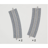 Tomix N Easement Wide PC Curve Track 12-1/2" Radius, 22.5°