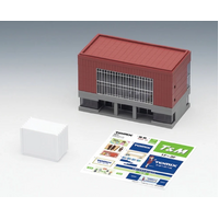 Tomix N Mid-size Office Building Dark Red