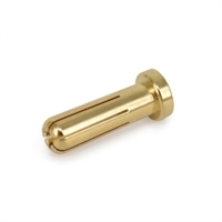5.0mm gold plated connector Male 2pcs