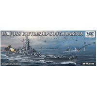 Vee Hobby 1/700 South Dakota Battleship BB-57 1944 Deluxe Edition Plastic Model Kit