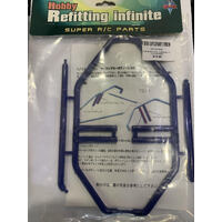 CAR BODY ROLL CAGE BLUE - VSHY00165BL