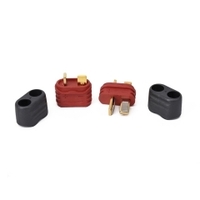 SHEATHED DEANS T PLUG CONNECTORS - MALE & FEMALE - 1PC EACH - VSKT-0103C