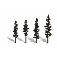 Woodland Scenics 4In - 6In Standing Timber 4/Pk
