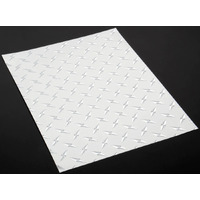 XXX MAIN CHROME DIAMOND PLATE DECAL - XV019C