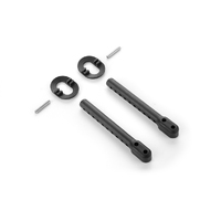 XRAY T4 COMPOSITE REAR 6MM ADJUSTABLE BODY MOUNT SETX - Y301336