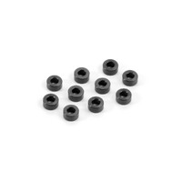 XRAY ALU SHIM 3X6X3.0MM - BLACK 10 - XY303125-K