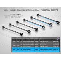 Xray Rear Drive Shaft 72Mm With 2.5Mm Pin - Hudy Spring Steel. - Xy325325
