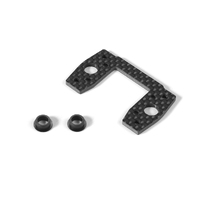 XRAY XT8 GRAPHITE CENTER DIFF MOUNTING PLATE - XY354057