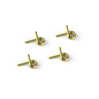 Xray 4-Shoe Clutch Springs - Gold - Soft (4) - Xy358480