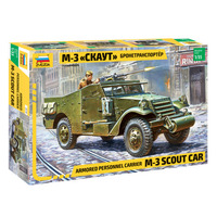 Zvezda 3519 1/35 M-3 Armored Scout Car Plastic Model Kit