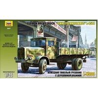 Zvezda 3647 1/35 L-4500 German Heavy Truck WWII "Einheitsfahrerhaus" Plastic Model Kit