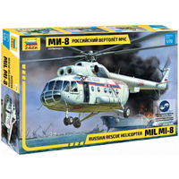 Zvezda 7254 MIL Mi-8 Rescue helicopter Plastic Model Kit