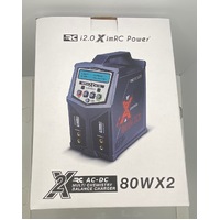 IM RC DUAL CHARGER 2X80W AC/DC 7AMP BALANCE CHARGER - LIPO - LIFE - NICD -NIMH - PB - IM014