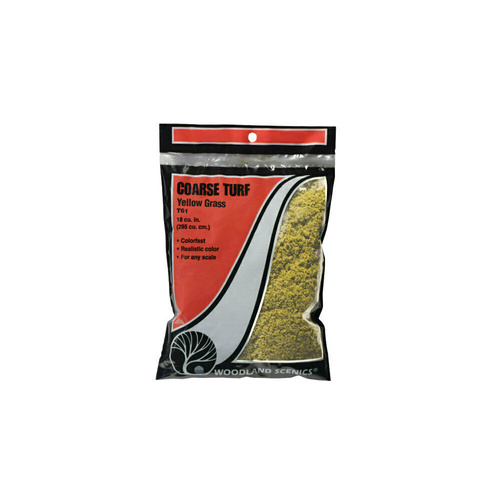 Woodland Scenics T61 Coarse Turf - Yellow Grass 24 - 162 0061