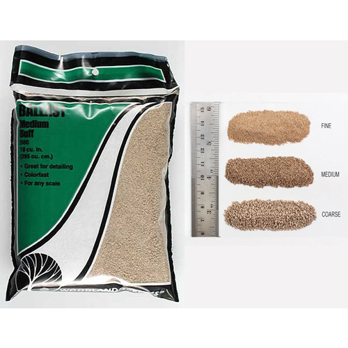Woodland Scenics B80 Med Ballast Buff - 162 0080