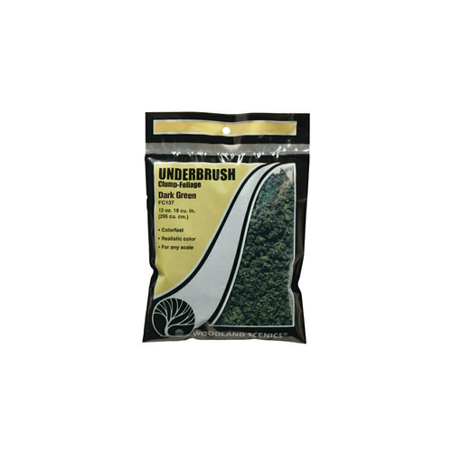Woodland Scenics Rc137 Underbrush - Dark Green 24 - 162 0137