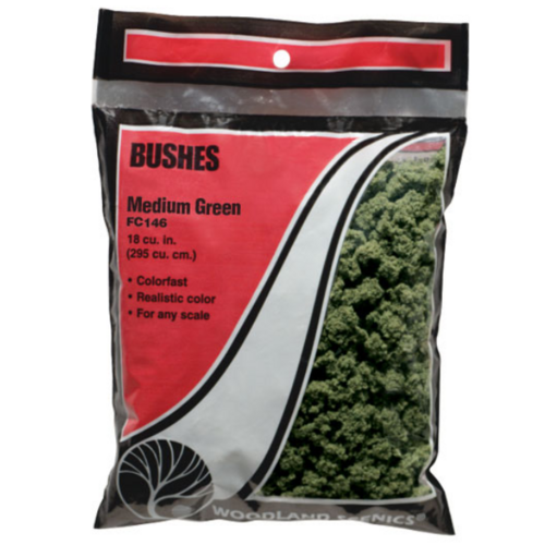 Woodland Scenics Fc146 Bushes - Med Green - 162 0146