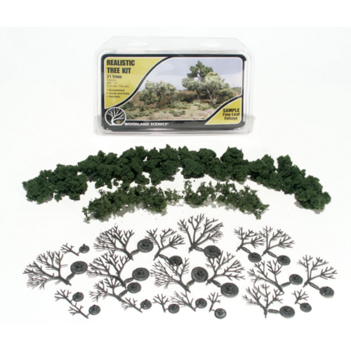 Woodland Scenics Tr1112 Realistic Tree Kit 3-7 - 162 1112