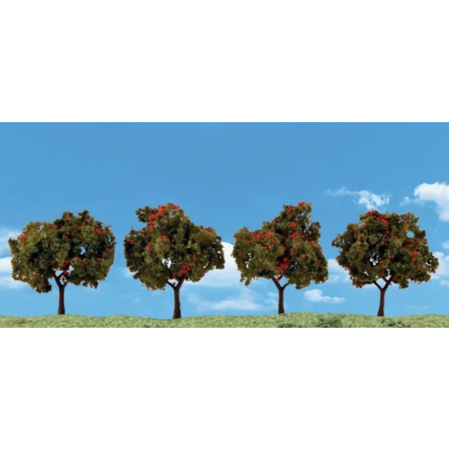 Woodland Scenics 2In - 3In Apple Trees 4/Pk *