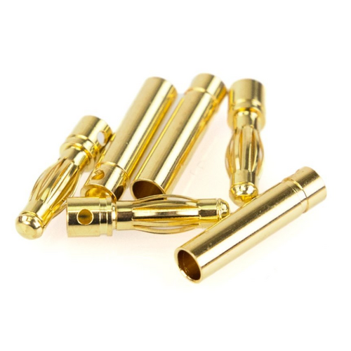 4mm Bullet connector 3 female and 3 male