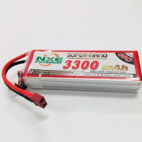 NXE 14.8v 3300mah 40c Soft case w/Deans