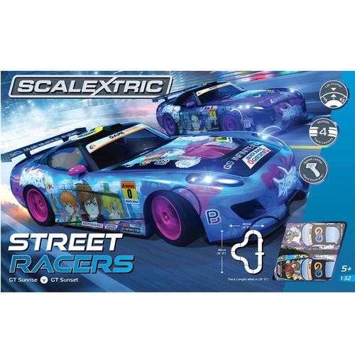 SCALEXTRIC Street Racers Slot Car Set - 35-C1376