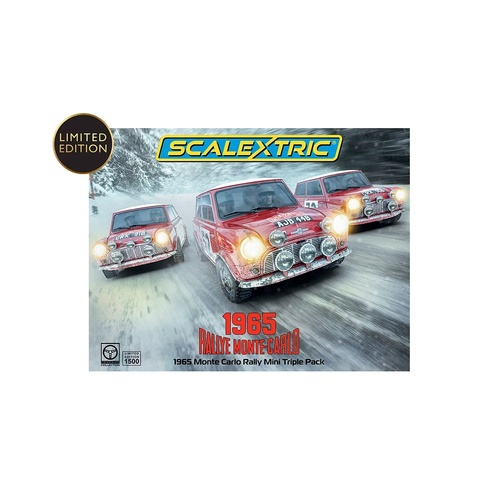 SCALEXTRIC 1965 MONTE CARLO RALLY MINI TRIPLE PACK