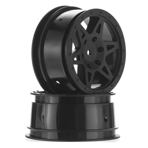 ARRMA Front Wheel 'Raider' (Black) (2Pcs) - 36-Ar510007