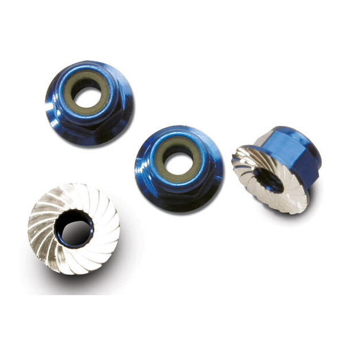 TRAXXAS LOCK NUTS 4MM ALUMINIUM