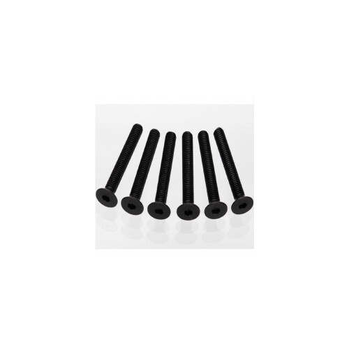 TRAXXAS SCREWS, 4X30MM C/SUNK MACH (HEX) (6)