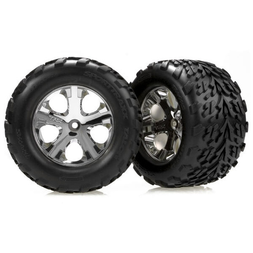 TRAXXAS TYRES AND WHEELS ASSEMBLED