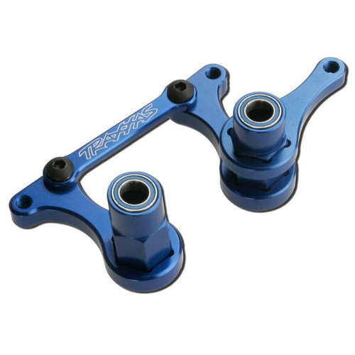 T/XAS STEERING BELL CRANKS BLUE ALM