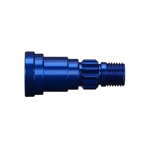 TRAXXAS STUB AXLE ALUM (BLUE-ANODIZED)(1)
