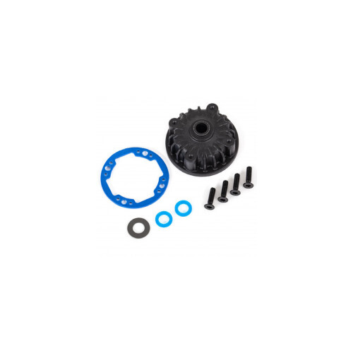 TRAXXAS HOUSING CENTER DIFFERENTIAL/ X-RING GASKETS (2)