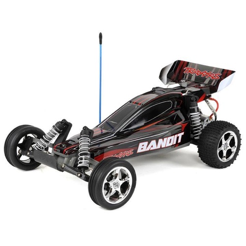 Traxxas Bandit Off Road Buggy, RTR 12 Turn Motor, Xl-5 Esc, Tqi 2.4 Ghz Radio, Id Battery & 4 Amp Fast Charger - 39-24054-1BLK