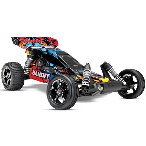 Traxxas Bandit Vxl Buggy, Tqi 2.4 Ghz Radio, Tsm, No Battery Or Charger - 39-24076-4