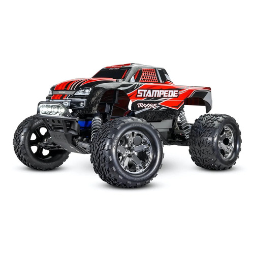 Traxxas Stampede 1/10 XL-5 2WD Brushed Monster Truck with LED Lighting Red 36054-61