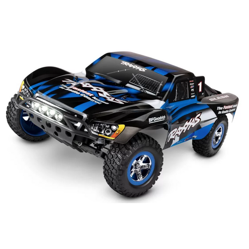 TRAXXAS SLASH BRUSHED 2WD SHORT COURSE W/LED - RBLUE